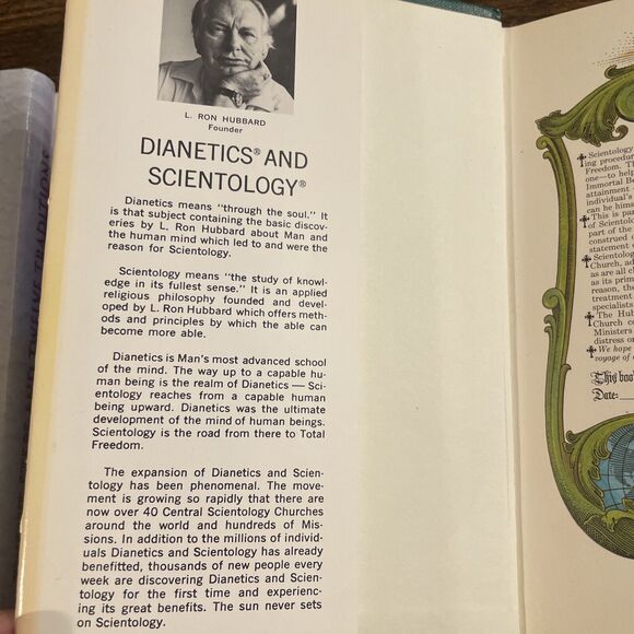 SELF ANALYSIS By L Ron Hubbard HC Dust Jacket (1975) VTG Scientolology yellow - Picture 10 of 15